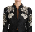 Load image into Gallery viewer, Dolce & Gabbana Elegante Schwarz Silber Barock Jacke
