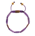 Bild in Galerie-Betrachter laden, Nialaya Schillerndes diamantvergoldetes Amethyst-Armband
