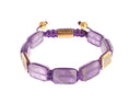 Bild in Galerie-Betrachter laden, Nialaya Schillerndes diamantvergoldetes Amethyst-Armband
