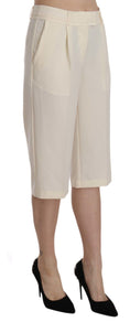 Load image into Gallery viewer, Silvian Heach Elegant straight cropped pants in cream
