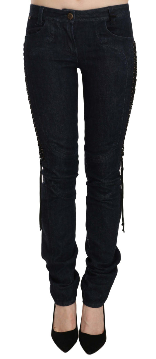 Just Cavalli Elegant low waist skinny trousers