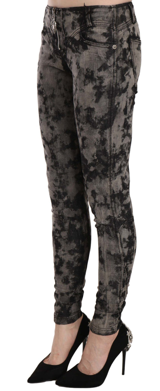 Just Cavalli Elegant low waist skinny denim trousers 