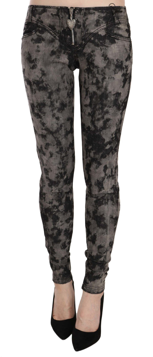 Just Cavalli Elegant low waist skinny denim trousers 