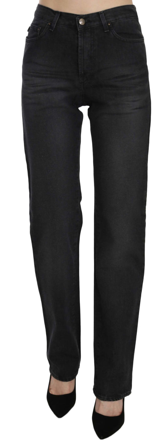 Just Cavalli Elevate Your Style: Chic high waist black denim