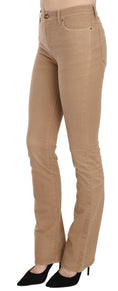 Load image into Gallery viewer, Just Cavalli Chic brown mid-waist skinny trousers
