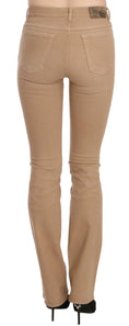 Load image into Gallery viewer, Just Cavalli Chic brown mid-waist skinny trousers
