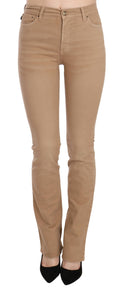 Load image into Gallery viewer, Just Cavalli Chic brown mid-waist skinny trousers
