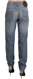 Bild in Galerie-Betrachter laden, Just Cavalli Schicke blau gewaschene Slim Fit Denim Jeans
