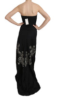 Load image into Gallery viewer, John Richmond Adorable Black Maxi Flare Dress
