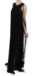 Load image into Gallery viewer, John Richmond Sheer Sequin Maxi Elegance Dress
