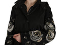 Load image into Gallery viewer, John Richmond Elegant Black Beaded Parka Jacket for Women
