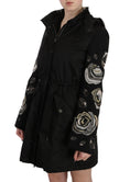 Load image into Gallery viewer, John Richmond Elegant Black Beaded Parka Jacket for Women
