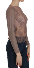 Load image into Gallery viewer, PINK MEMORIES cotton lace boat neck blouse
