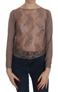 Load image into Gallery viewer, PINK MEMORIES cotton lace boat neck blouse
