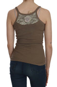 Load image into Gallery viewer, PINK MEMORIES Chic spaghetti strap top made of cotton - earthy elegance
