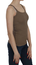 Load image into Gallery viewer, PINK MEMORIES Chic spaghetti strap top made of cotton - earthy elegance
