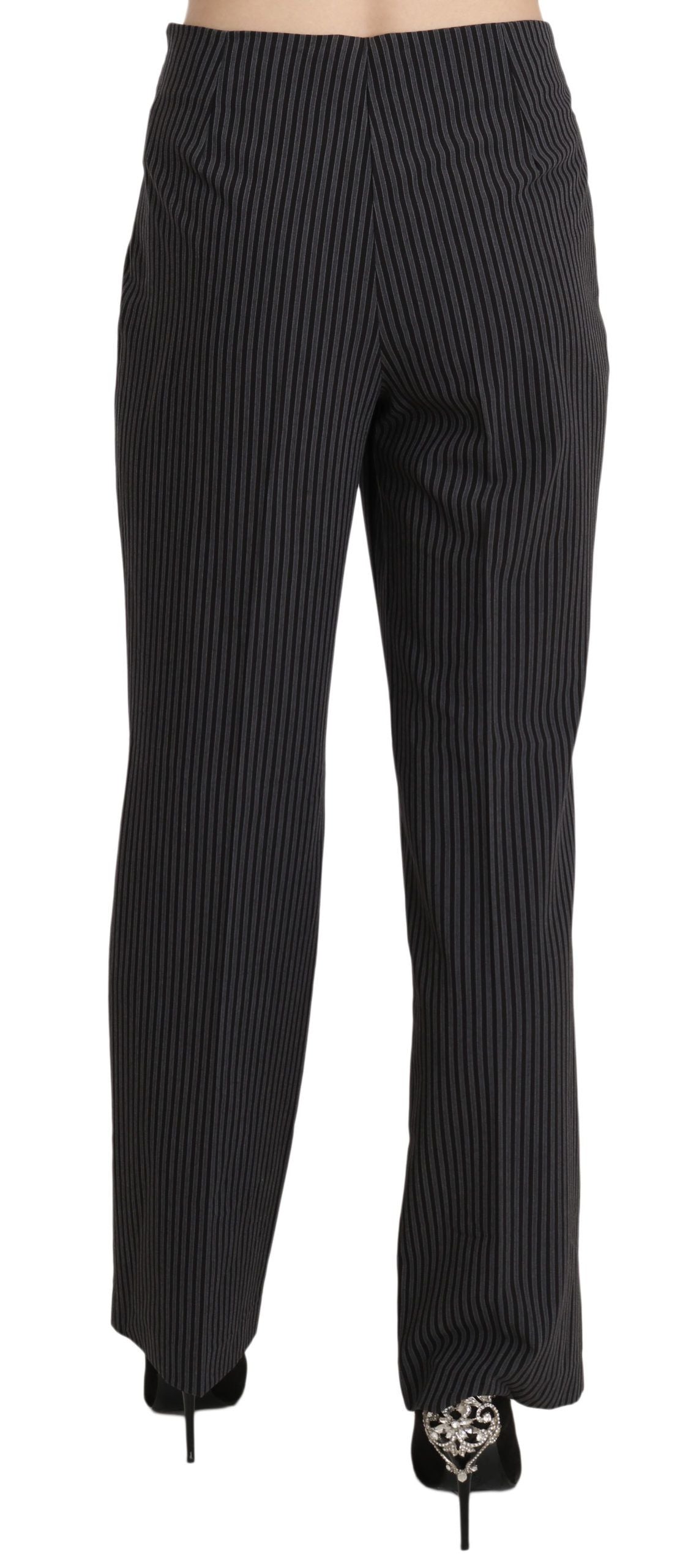 BENCIVENGA Elegante gestreifte Straight Fit-Hose