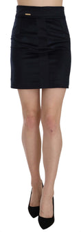 Load image into Gallery viewer, GF Ferre Chic high waist A-line mini skirt
