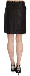 Load image into Gallery viewer, GF Ferre Elegant high waist A-line mini skirt
