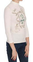 Load image into Gallery viewer, Exte Elegant white long sleeve crew neck top
