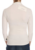 Load image into Gallery viewer, Exte Elegant white long sleeve crew neck top
