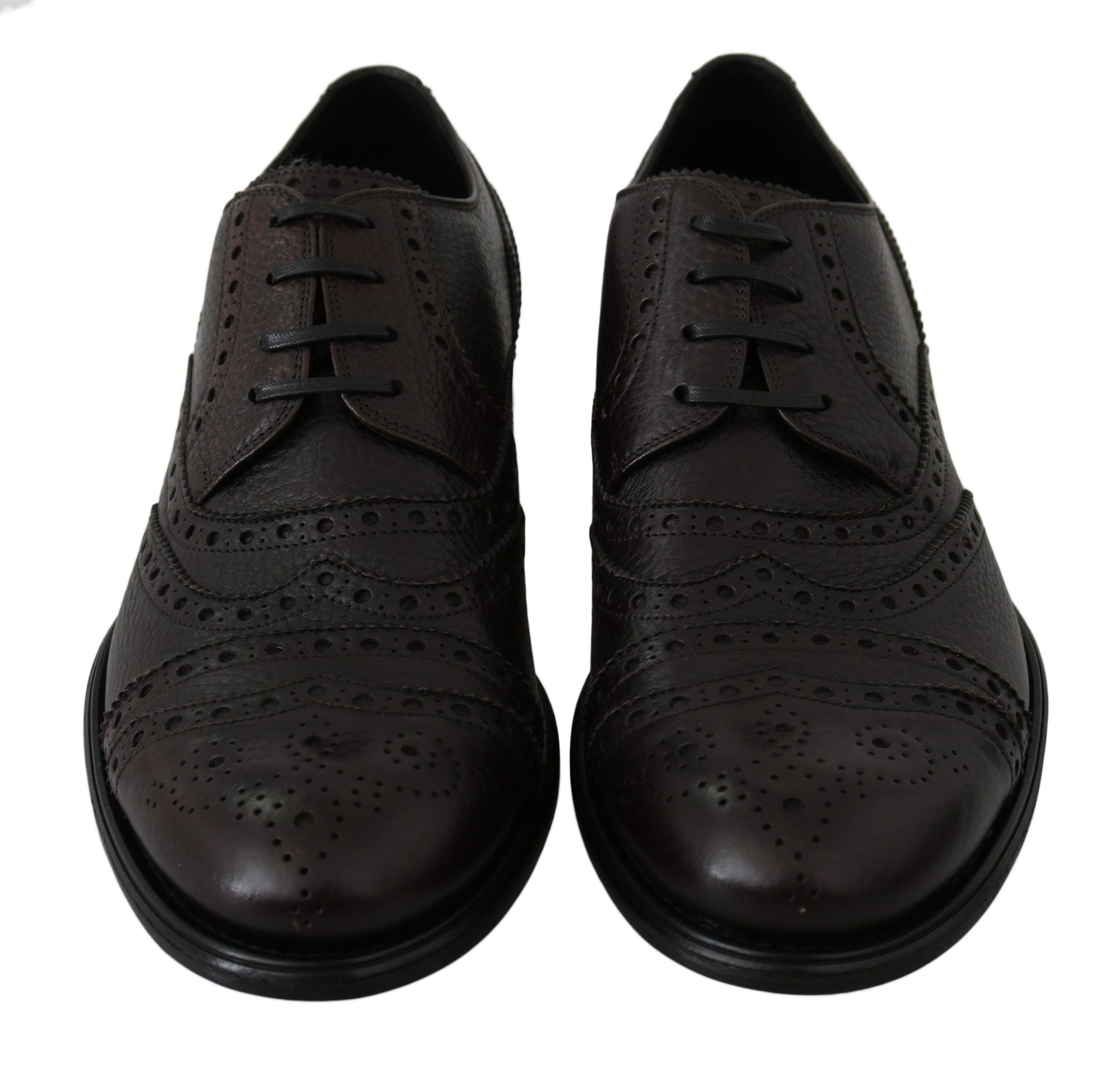 Dolce &amp; Gabbana Elegant Men's Leather Derby Dress Shoes