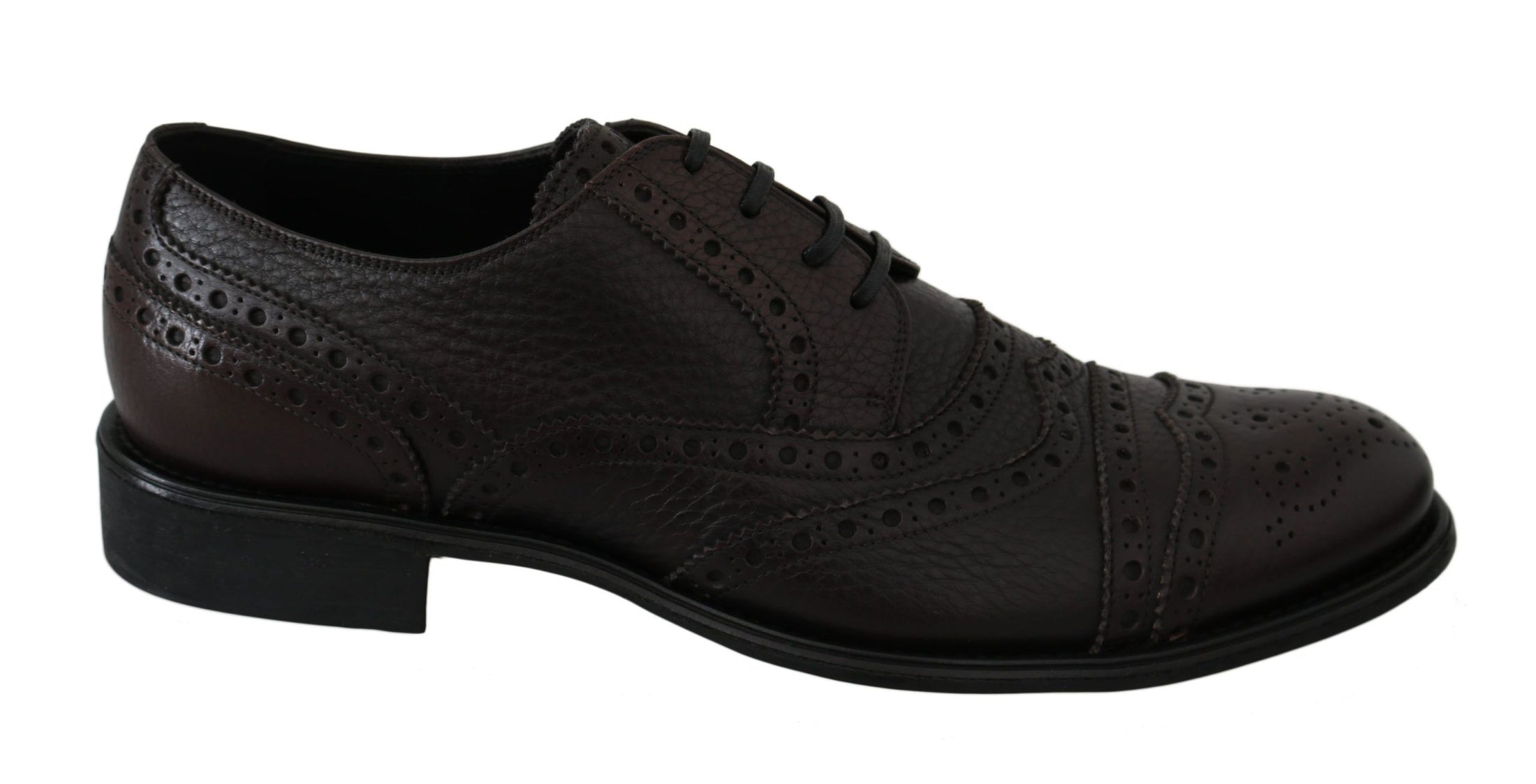 Dolce &amp; Gabbana Elegant Men's Leather Derby Dress Shoes