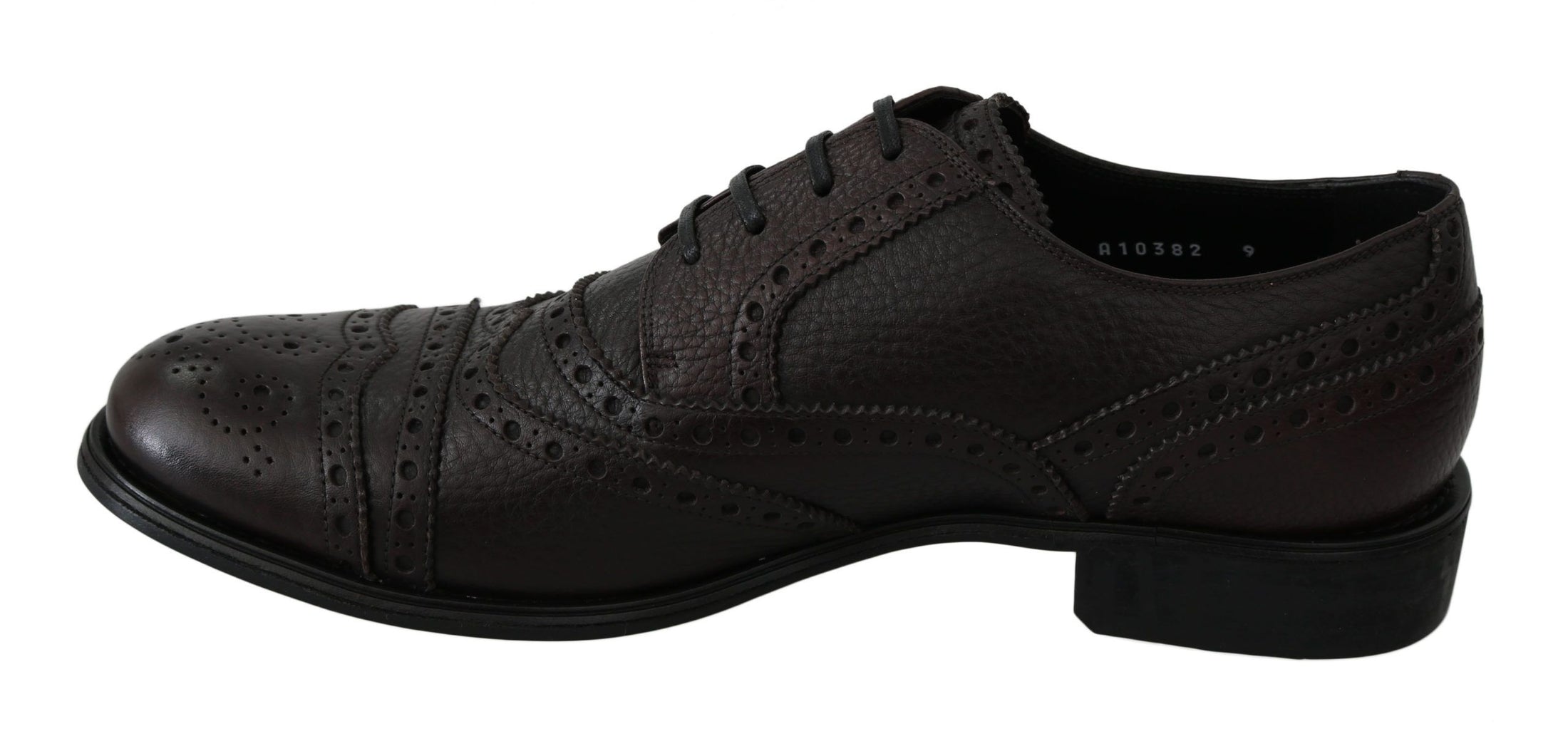 Dolce &amp; Gabbana Elegant Men's Leather Derby Dress Shoes