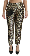 Load image into Gallery viewer, Dolce & Gabbana Chic leopard sequin high waist trousers
