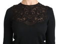 Load image into Gallery viewer, Dolce & Gabbana Elegant blouse made of black silk blend with lace
