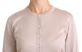 Load image into Gallery viewer, Dolce & Gabbana Pink silk blend crew neck cardigan
