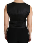 Load image into Gallery viewer, Dolce & Gabbana Chic black polka dot sleeveless wool blend vest
