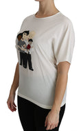 Load image into Gallery viewer, Dolce & Gabbana Elegant crew neck top made of silk blend
