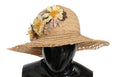 Load image into Gallery viewer, Dolce & Gabbana Eleganter Beigefarbener Floraler Eimerhut
