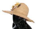 Load image into Gallery viewer, Dolce & Gabbana Eleganter Beigefarbener Floraler Eimerhut
