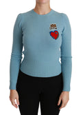 Bild in Galerie-Betrachter laden, Dolce & Gabbana Queen Heart Pullover aus Perlenwolle
