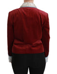 Load image into Gallery viewer, Dolce & Gabbana Opulenter roter Barock-Blazer
