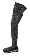 Load image into Gallery viewer, Dolce & Gabbana Elegant Leopard Ankle Boots Over The Knee Shoes
