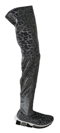 Load image into Gallery viewer, Dolce & Gabbana Elegant Leopard Ankle Boots Over The Knee Shoes
