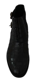 Load image into Gallery viewer, Dolce & Gabbana Elegant derby brogue boots made from exotic leather
