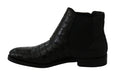 Load image into Gallery viewer, Dolce & Gabbana Elegant derby brogue boots made from exotic leather
