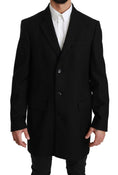 Load image into Gallery viewer, Dolce & Gabbana Elegant black wool blazer for formal occasions
