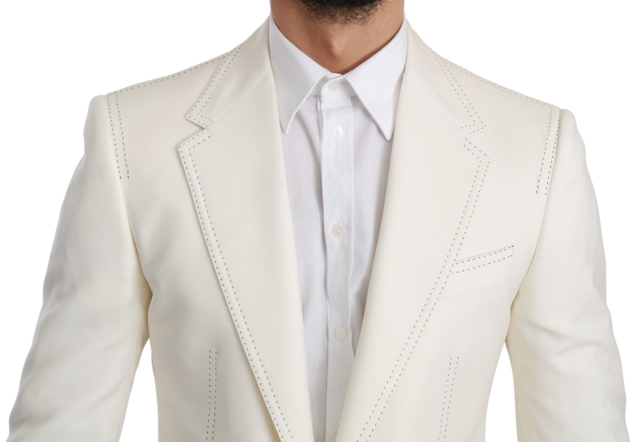 Dolce & Gabbana Eleganter schmal geschnittener Blazer aus Schurwolle