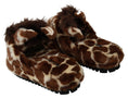 Load image into Gallery viewer, Dolce & Gabbana Elegant giraffe print mules for sophisticated comfort
