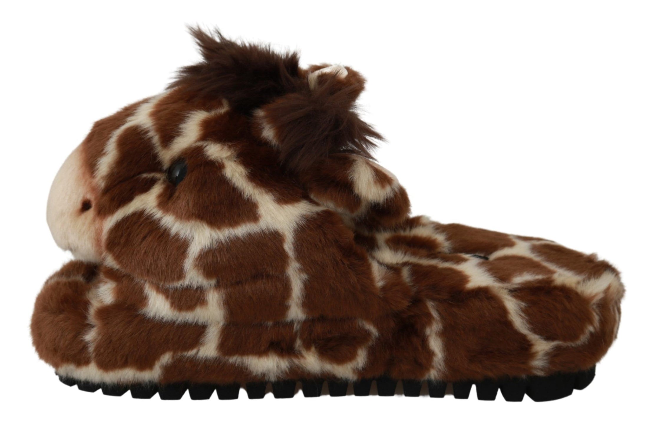 Dolce &amp; Gabbana Elegant giraffe print mules for sophisticated comfort