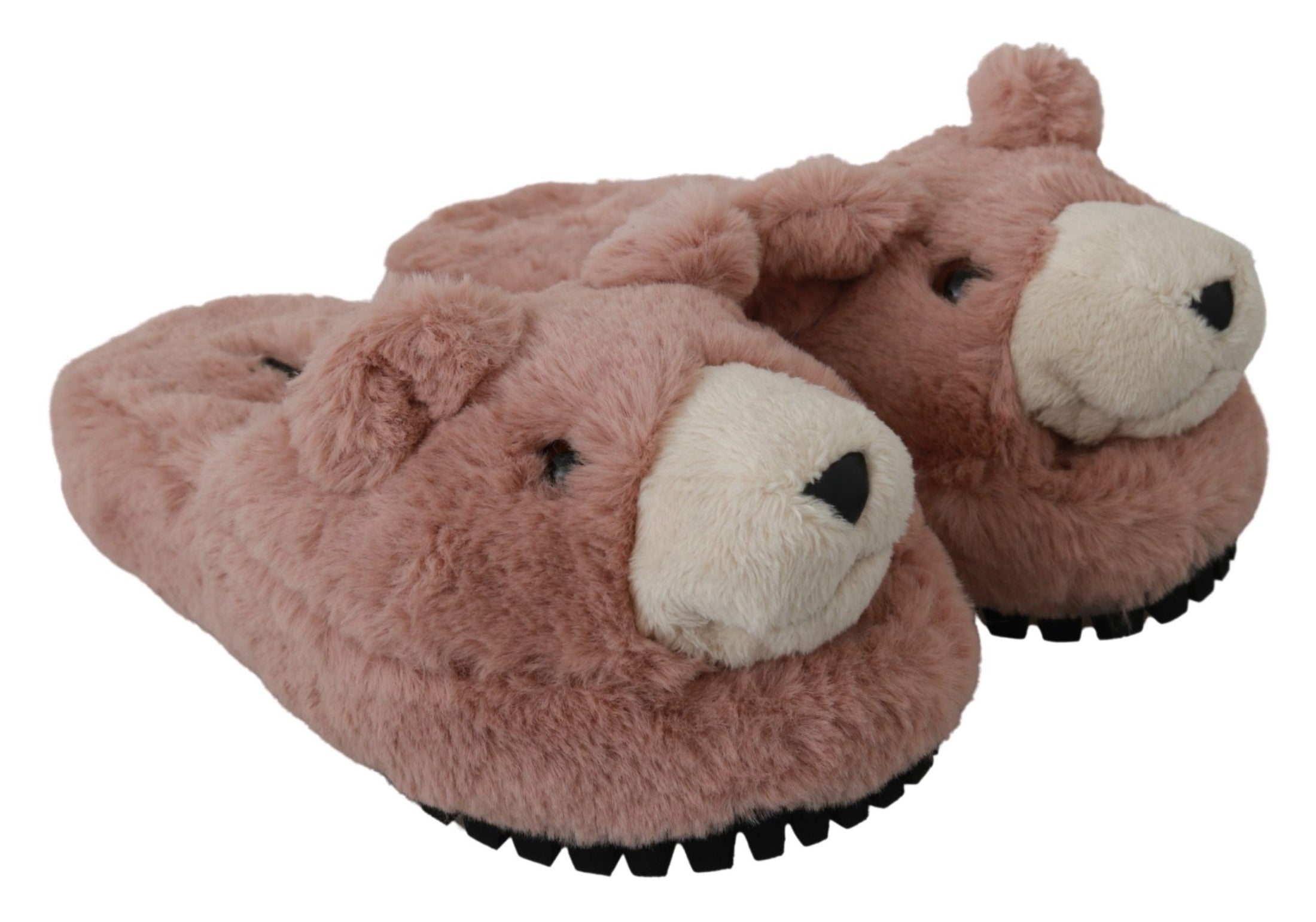 Dolce &amp; Gabbana Chic pink bear slippers from D&amp;G