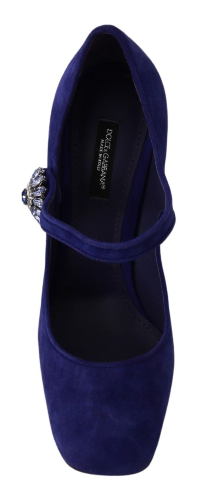 Dolce &amp; Gabbana Elegant Purple Suede Mary Janes Pumps