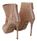 Load image into Gallery viewer, Dolce & Gabbana Elegante Spitzen-Stilettos mit Kristall-Akzenten
