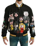 Load image into Gallery viewer, Dolce & Gabbana Multicolor Motif Bomber Style Jacket
