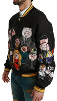 Load image into Gallery viewer, Dolce & Gabbana Multicolor Motif Bomber Style Jacket
